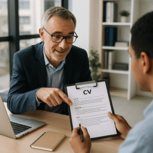 crafting a professional CV