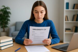 what do universities look for in a CV