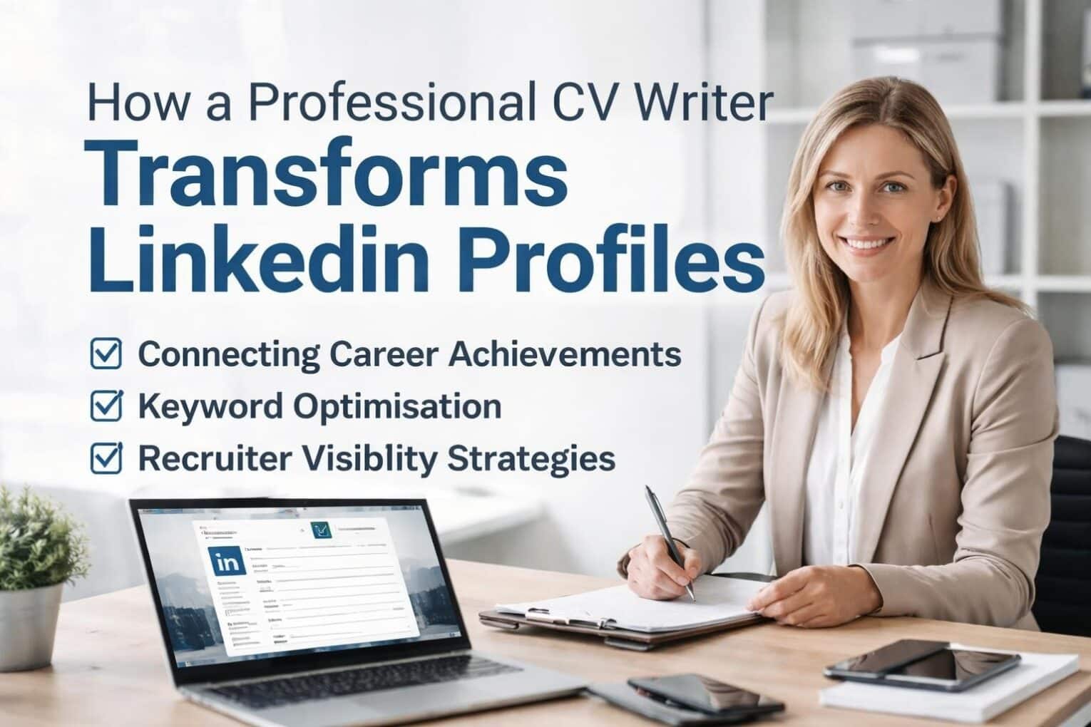 CV Writer LinkedIn: Professional Profile Optimisation Guide